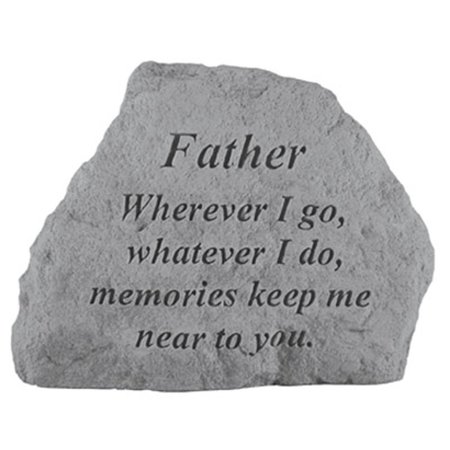 BERRY Kay - Inc. Father Wherever I Go-Whatever I Do - Memorial - 6.5 Inches x 4.75 Inches 16520